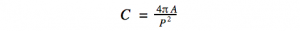 Compactness equation